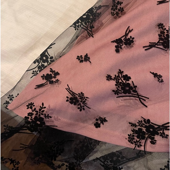 grunge pink lacey dress - Picture 3 of 6